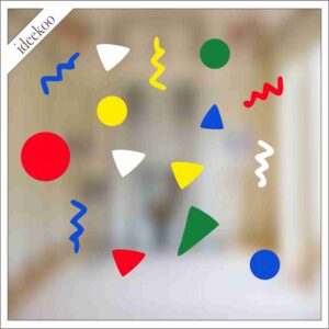 Carnavalsticker confetti - Afbeelding 2