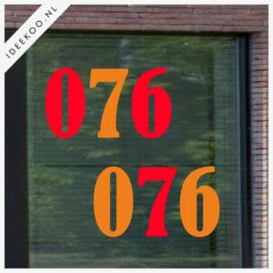 076 Kielegat Raamsticker - Afbeelding 3