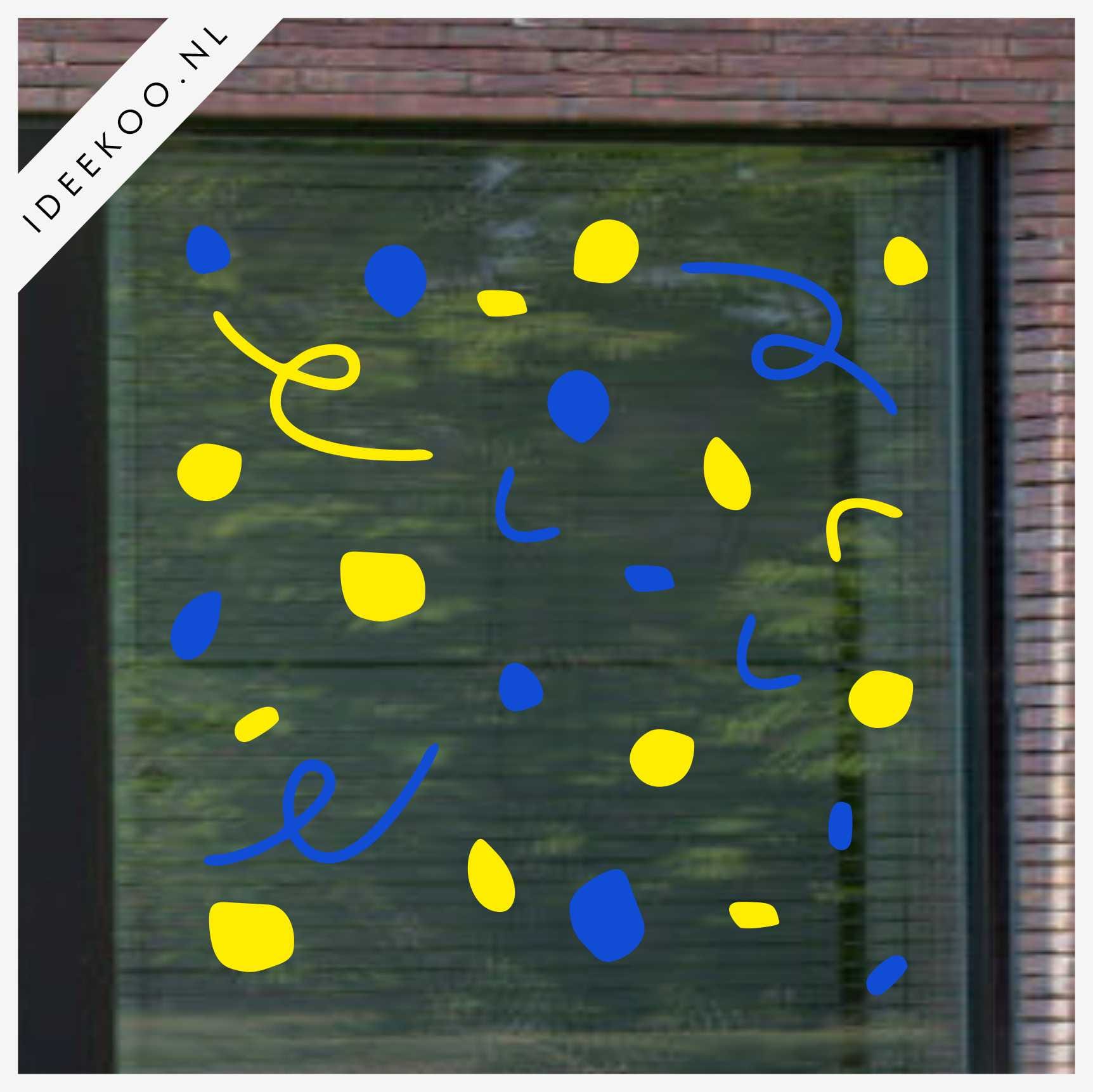 Confetti speels blauw geel ’t Waoterrijk - Afbeelding 3